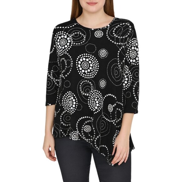 Travel Elegance Women’s Sheer 1/2 Sleeve Blouse | Small - Picture 1 of 6